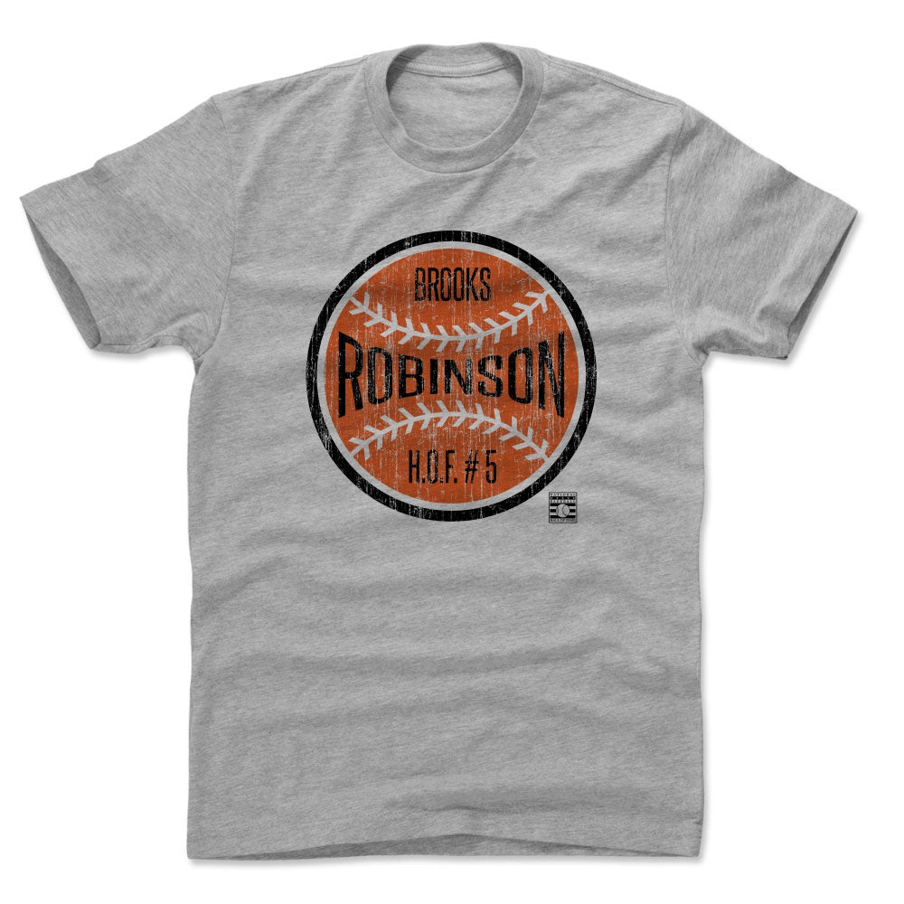 Brooks Robinson Men's Baltimore Orioles Throwback Jersey - Grey