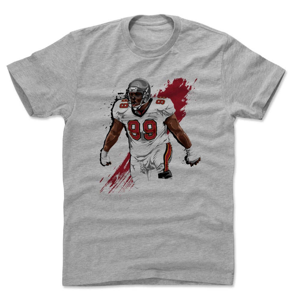 Tampa Bay Buccaneers Men's 500 Level Warren Sapp Tampa Bay Gray Shirt