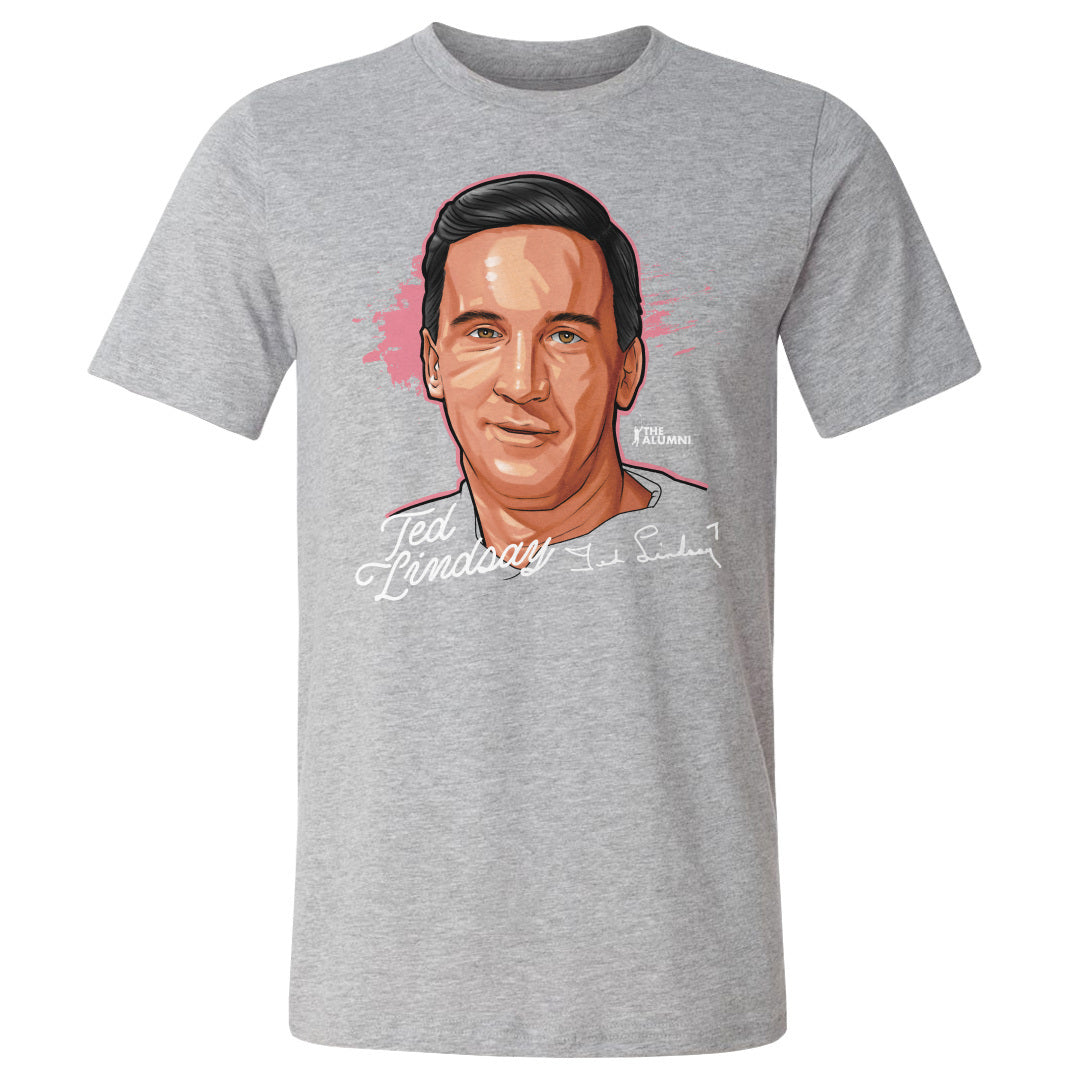 Ted Lindsay Men&#39;s Cotton T-Shirt | 500 LEVEL