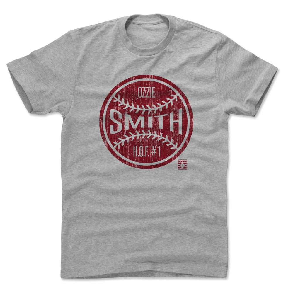 Ozzie Smith T-Shirt, St. Louis Baseball Hall of Fame Men's Premium T-Shirt