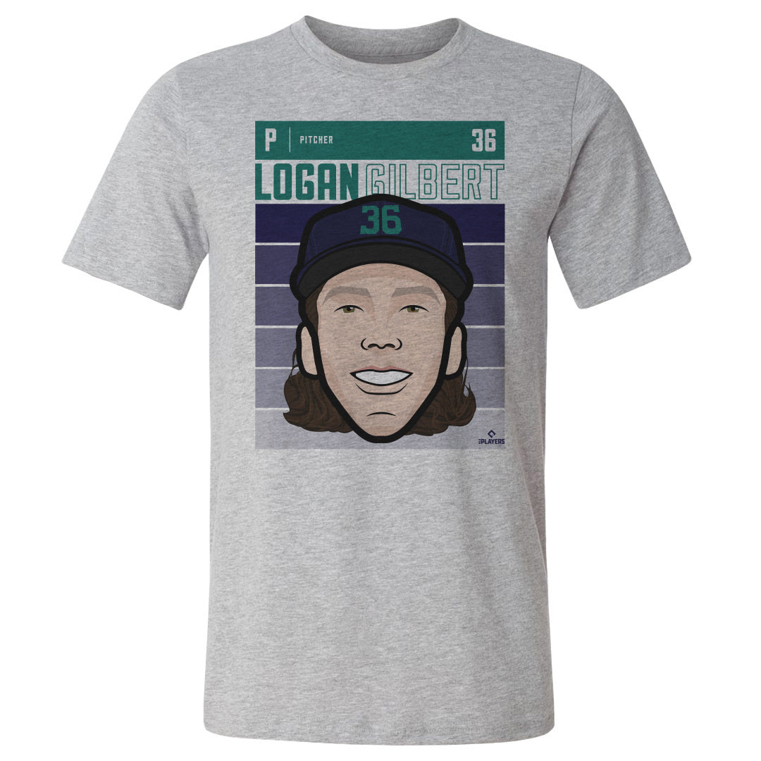 Logan Gilbert Men&#39;s Cotton T-Shirt | 500 LEVEL