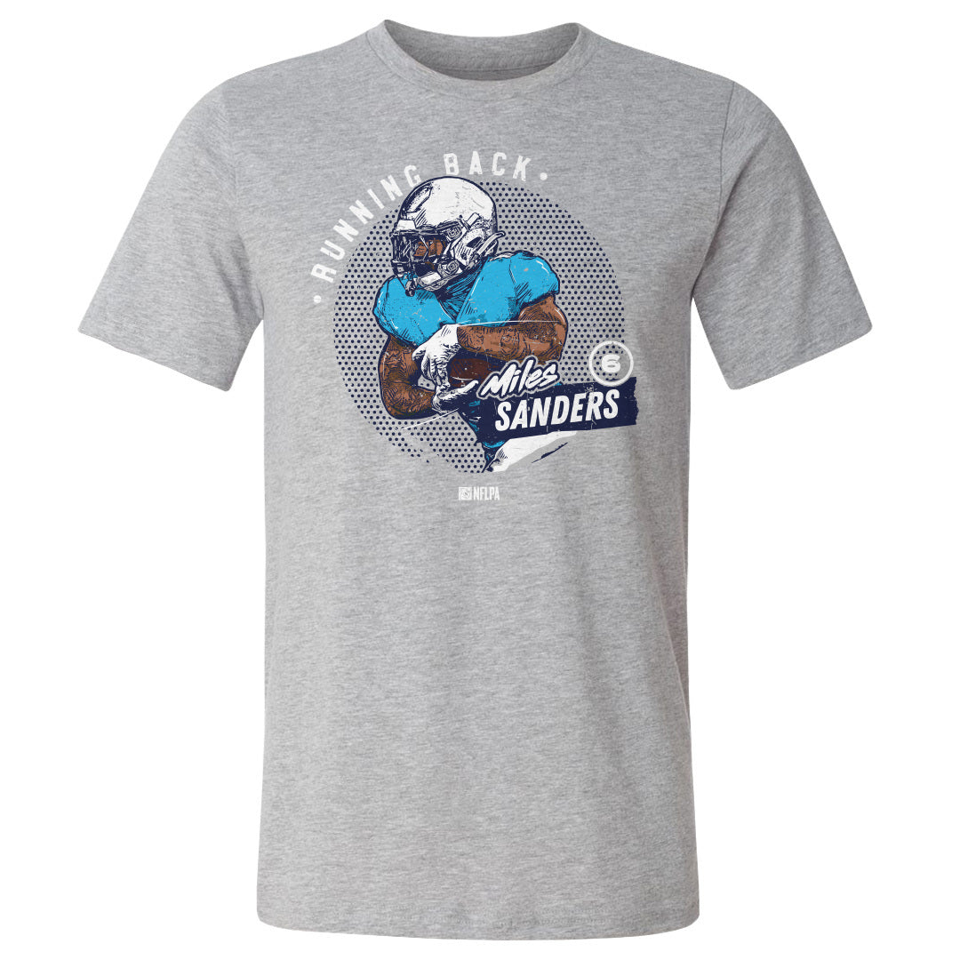 Miles Sanders Shirt, Carolina Football Men's Cotton T-Shirt