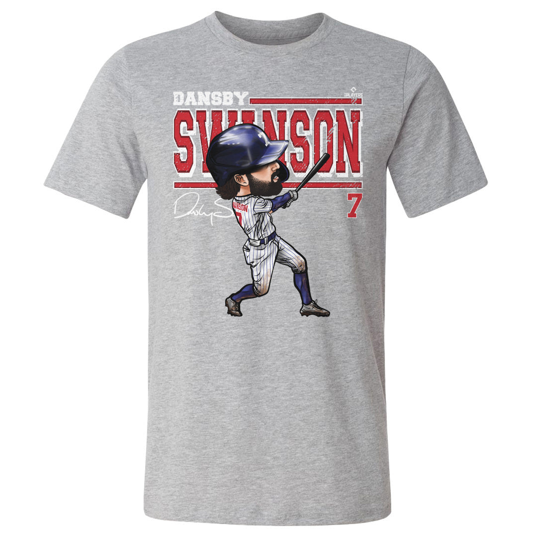 Dansby Swanson Men&#39;s Cotton T-Shirt | 500 LEVEL