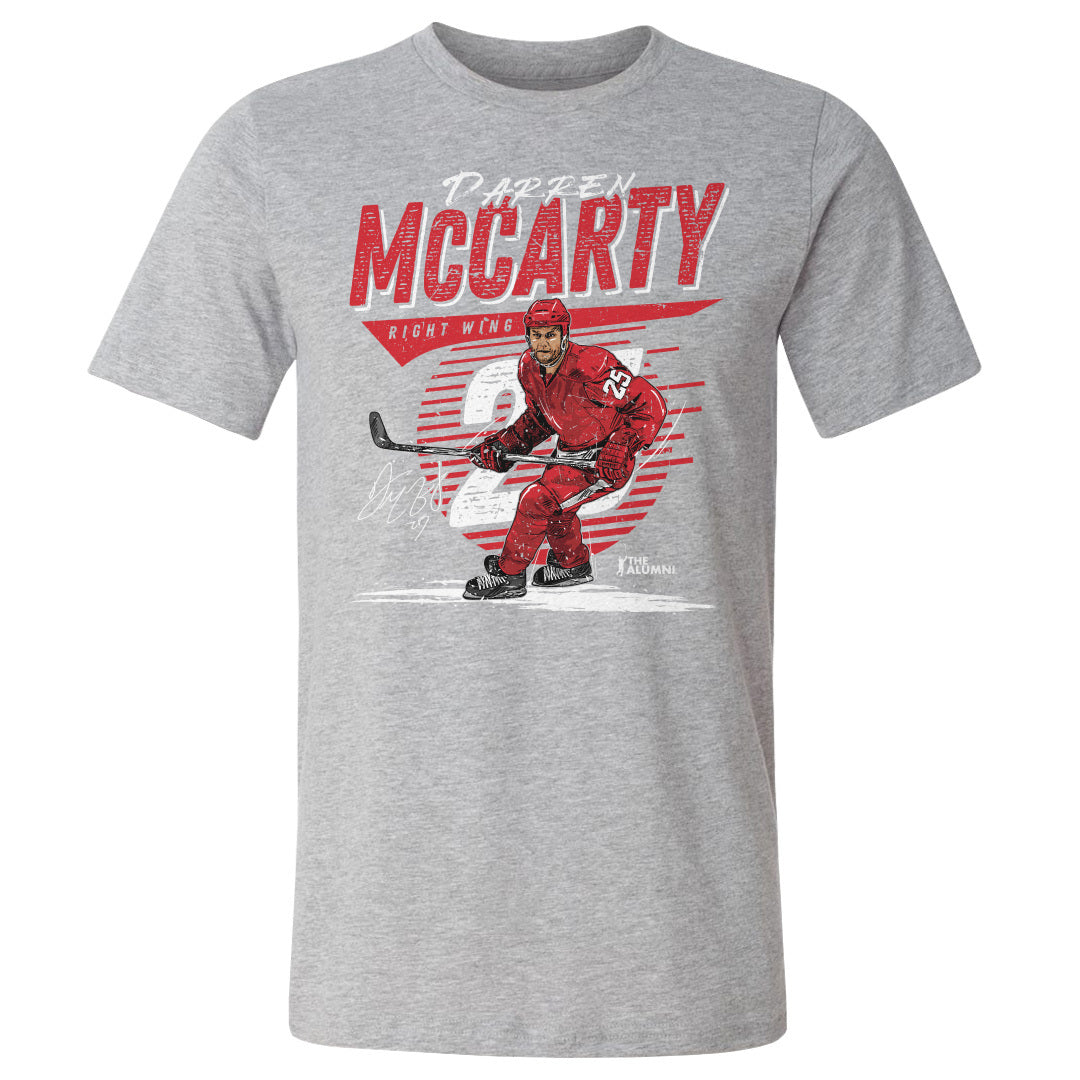 Darren McCarty Men's Cotton T-Shirt - Red - Detroit | 500 Level