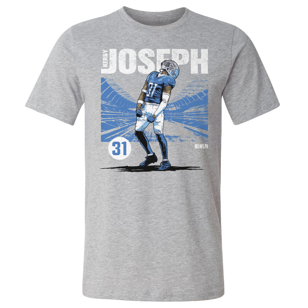 Kerby Joseph Shirt, Detroit Football Men's Cotton T-Shirt