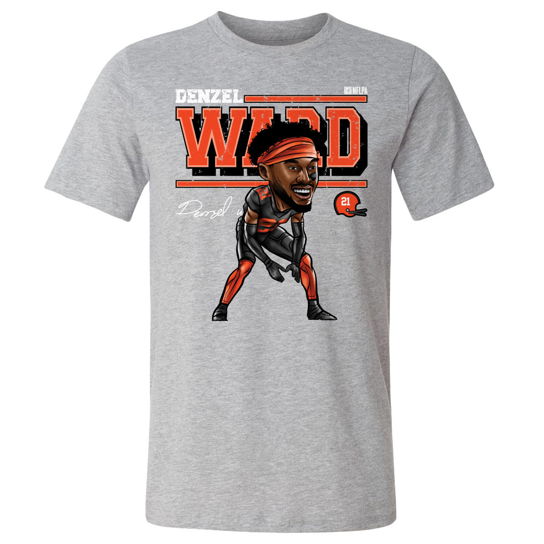 Denzel Ward Shirt, Cleveland Football Men's Cotton T-Shirt