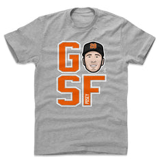 500LVL Buster Posey Kids T-Shirt - San Francisco Baseball Buster Posey Go SF O Wht