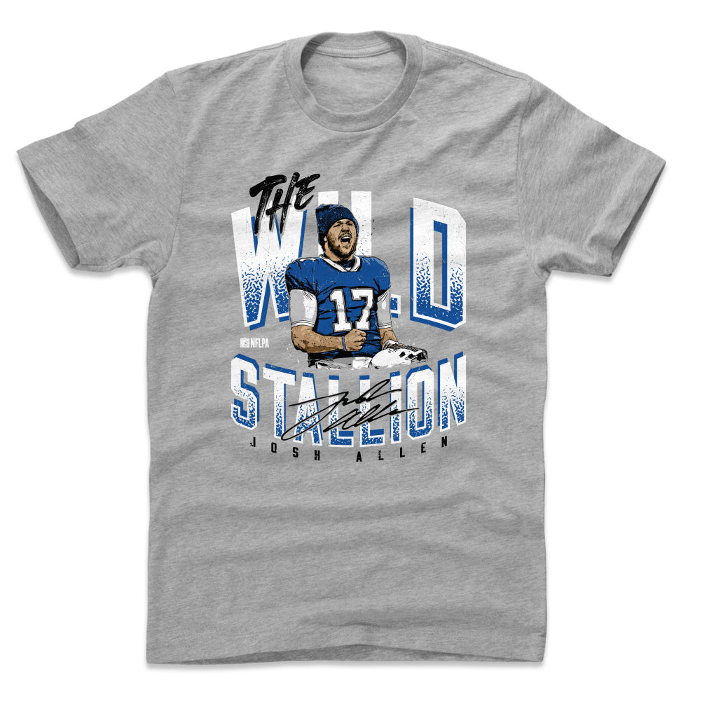 Josh Allen Shirt, Buffalo Football Men's Cotton T-Shirt