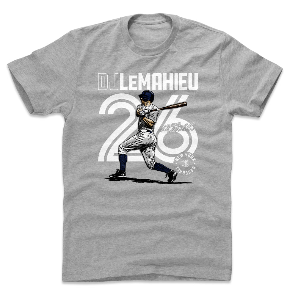  500 LEVEL DJ LeMahieu Shirt (Cotton, Small, Heather