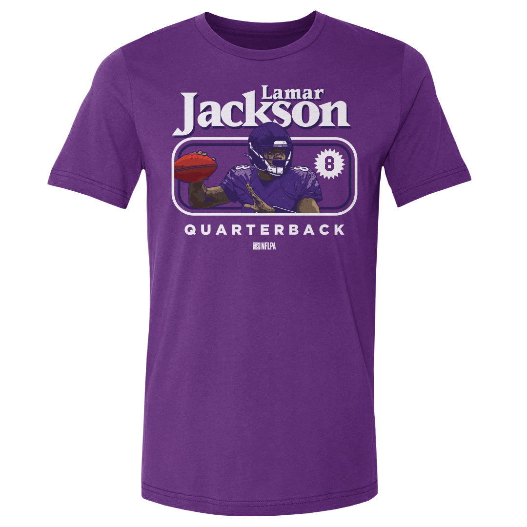 Lamar Jackson Men&#39;s Cotton T-Shirt | 500 LEVEL