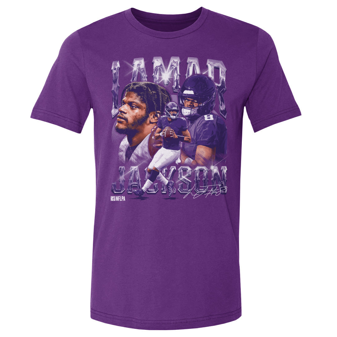 Lamar Jackson Men&#39;s Cotton T-Shirt | 500 LEVEL