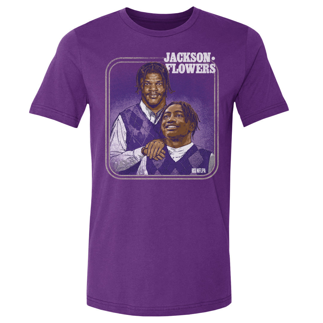 Lamar Jackson Men&#39;s Cotton T-Shirt | 500 LEVEL