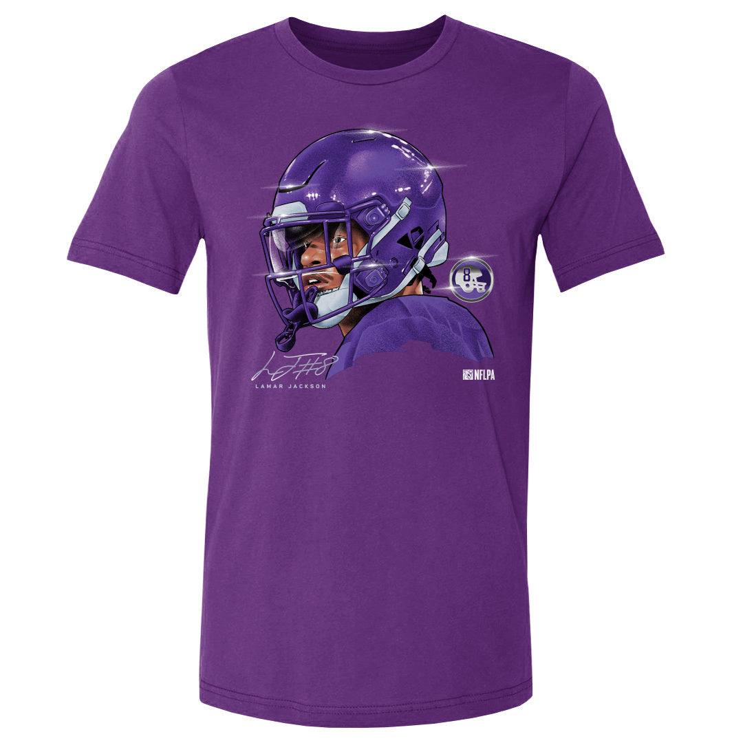 Lamar Jackson Men&#39;s Cotton T-Shirt | 500 LEVEL