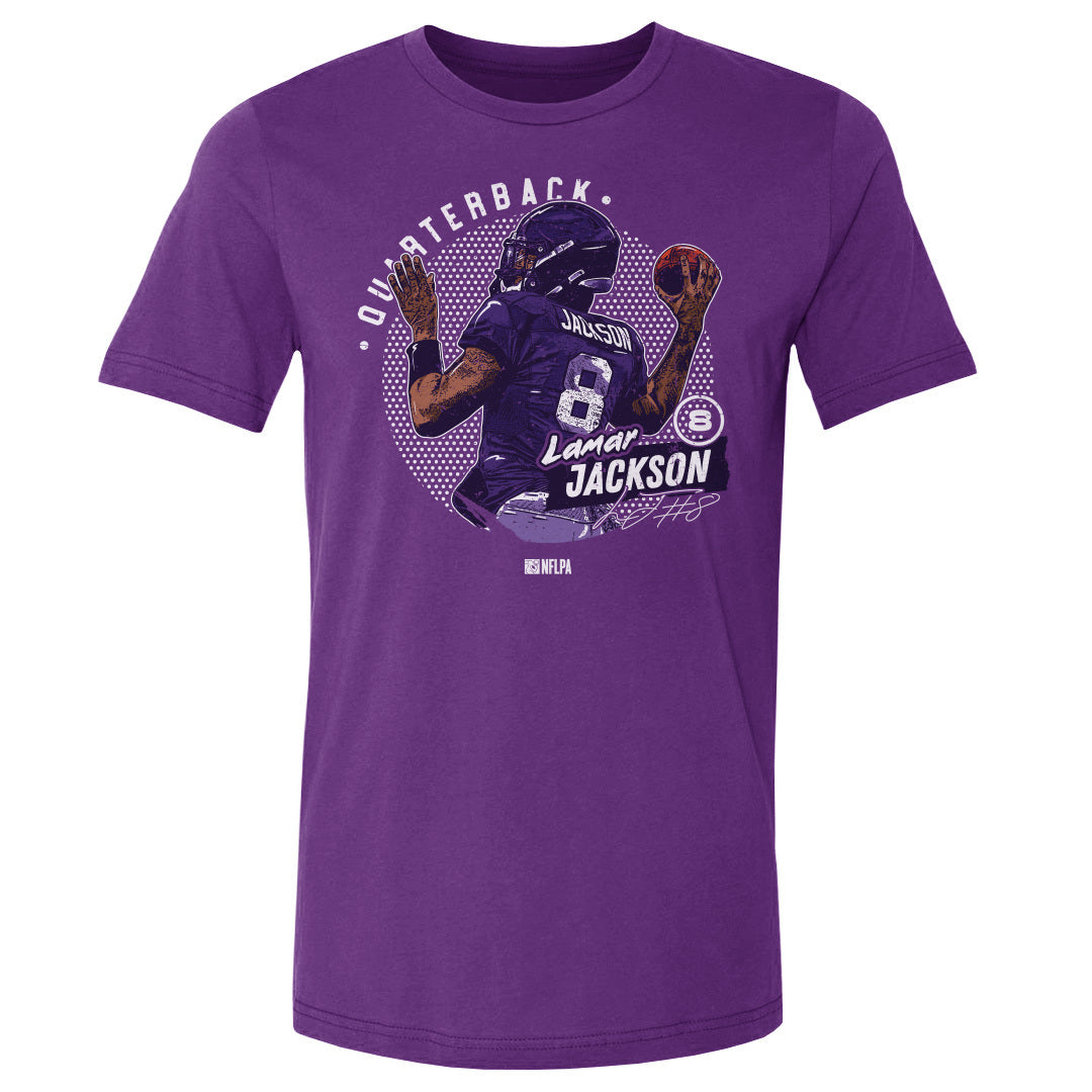 Lamar Jackson Men&#39;s Cotton T-Shirt | 500 LEVEL