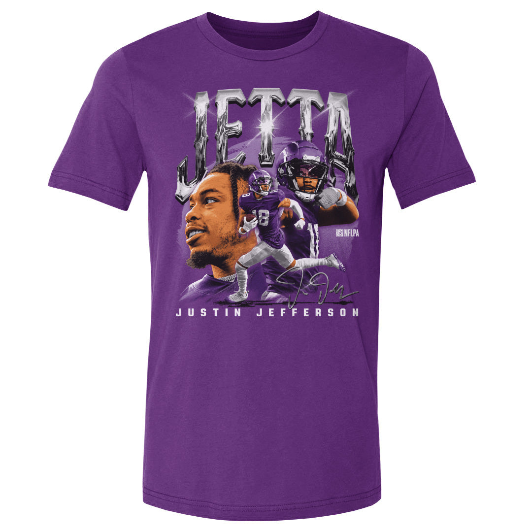 Justin Jefferson Men&#39;s Cotton T-Shirt | 500 LEVEL