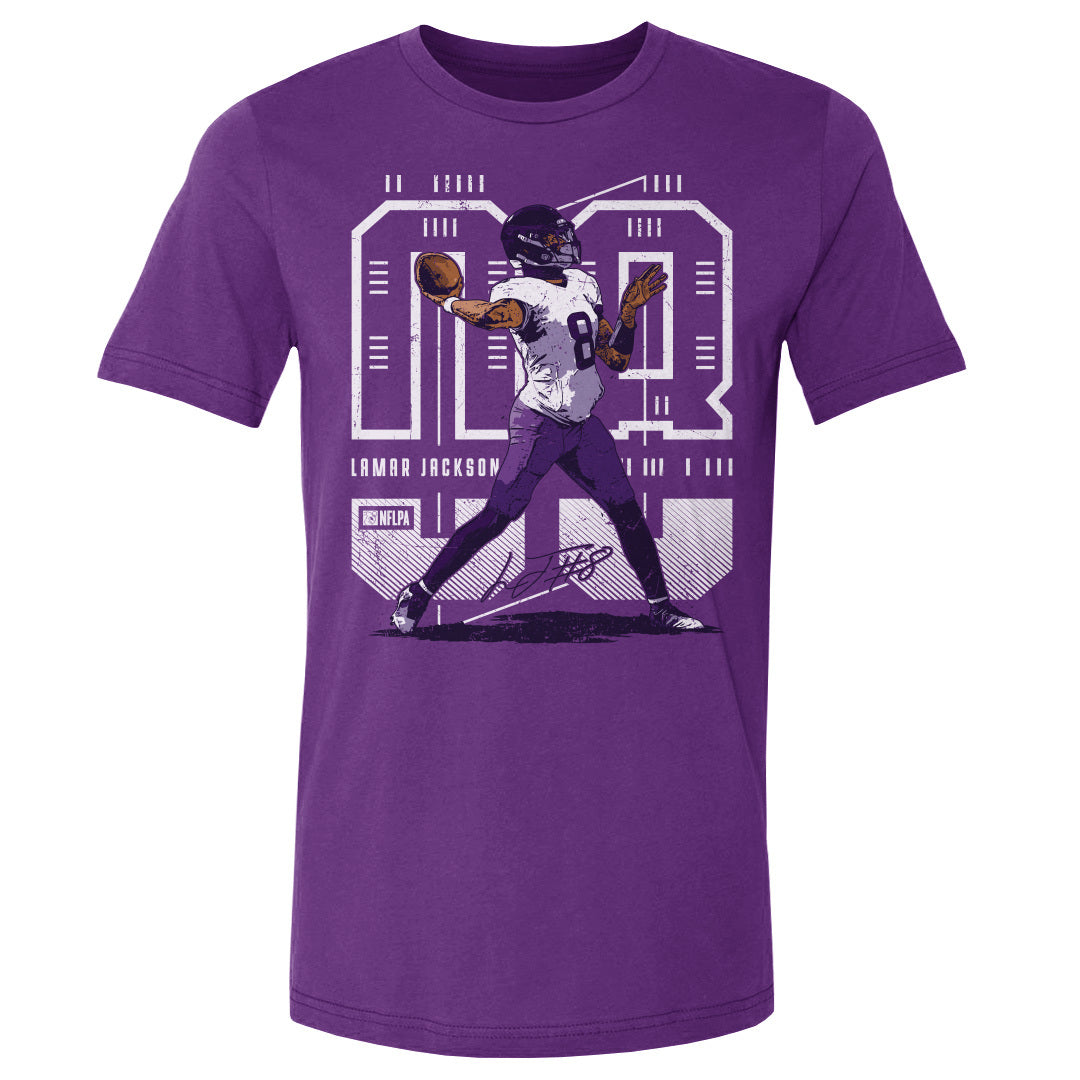 Lamar Jackson Men&#39;s Cotton T-Shirt | 500 LEVEL