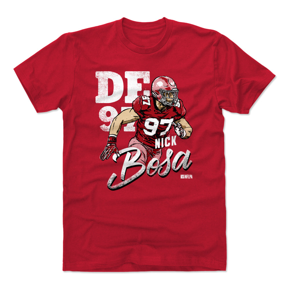 Nick Bosa Legend Color Rush T-Shirt - Black - Tshirtsedge