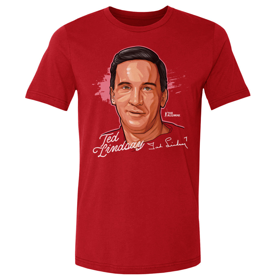 Ted Lindsay Men&#39;s Cotton T-Shirt | 500 LEVEL