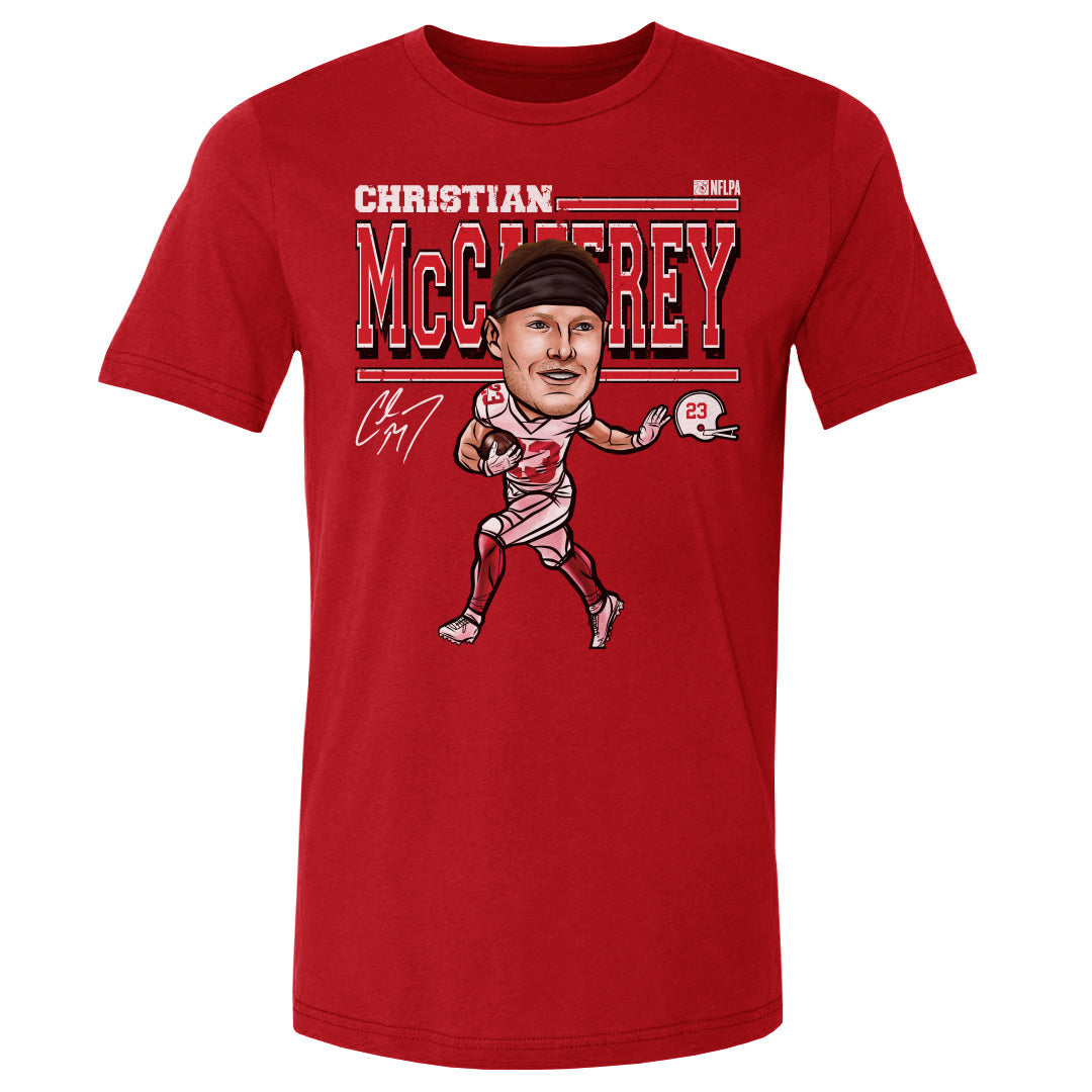 Christian Mccaffrey Graphic Toon 49ers Football Tee Shirt