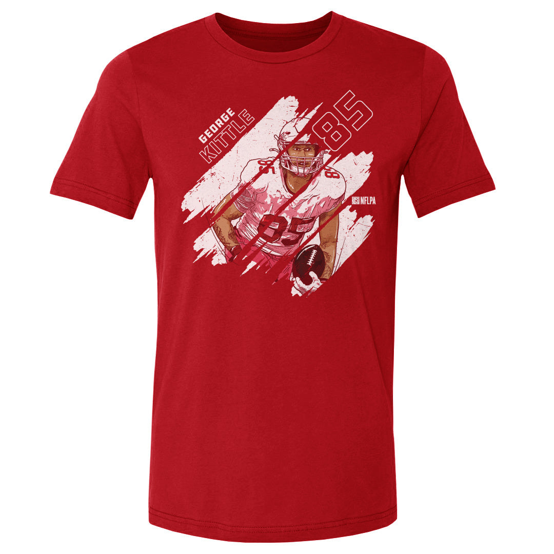 George Kittle Men&#39;s Cotton T-Shirt | 500 LEVEL