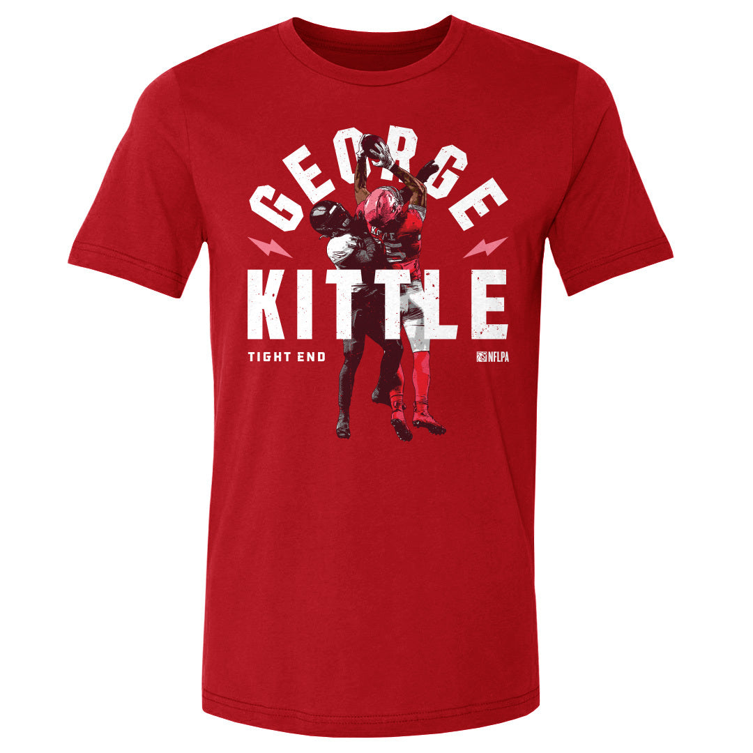 George Kittle Men&#39;s Cotton T-Shirt | 500 LEVEL