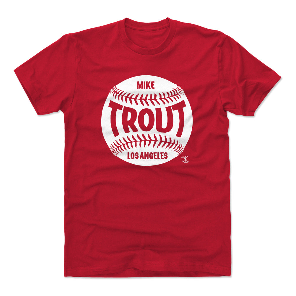 Mike Trout Men&#39;s Cotton T-Shirt | 500 LEVEL