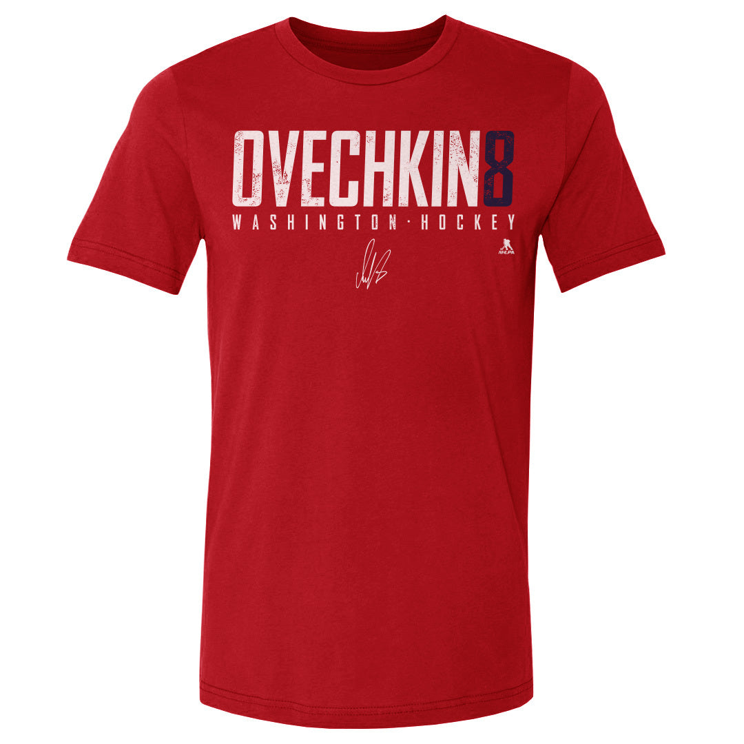 Alex Ovechkin Men&#39;s Cotton T-Shirt | 500 LEVEL