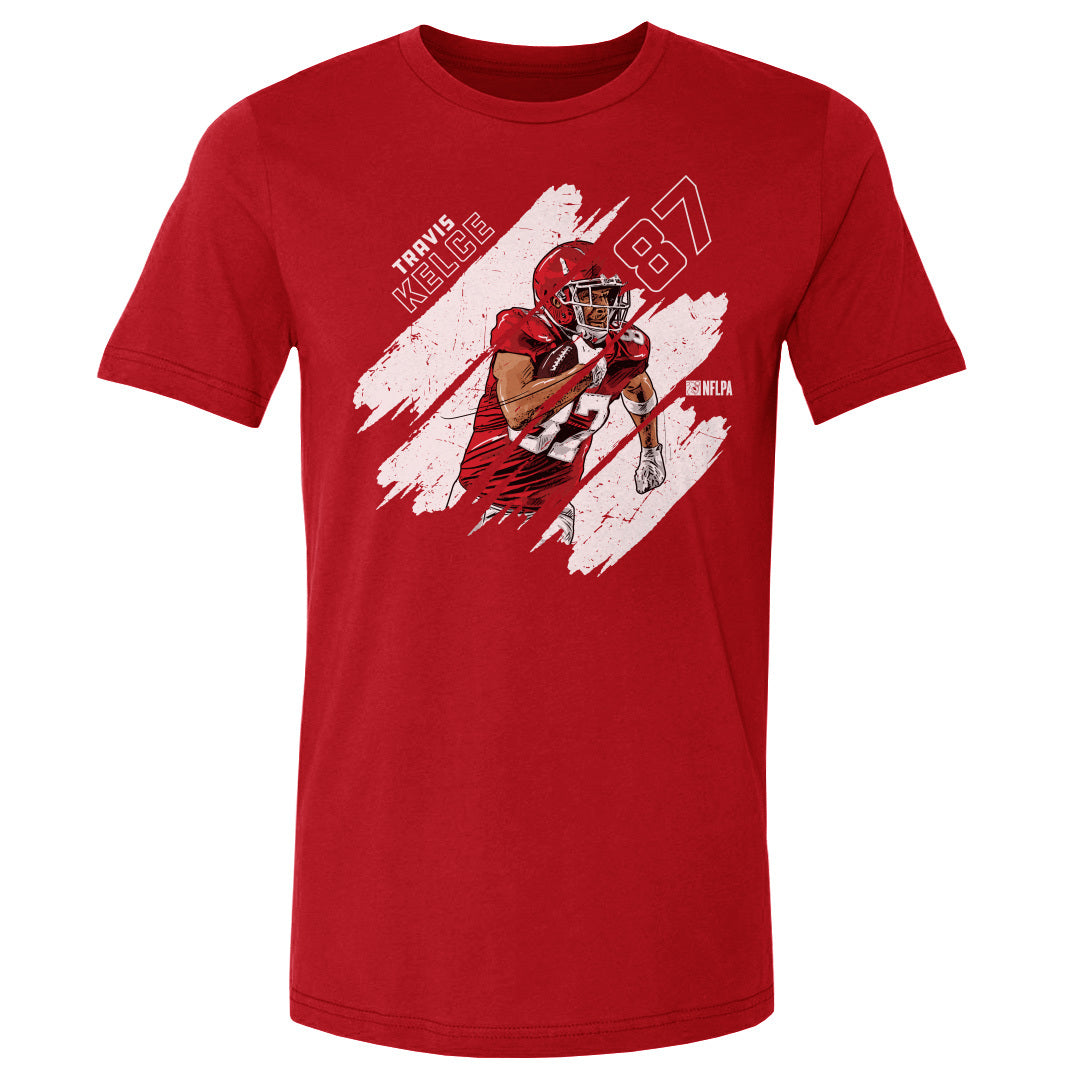 Travis Kelce Men&#39;s Cotton T-Shirt | 500 LEVEL