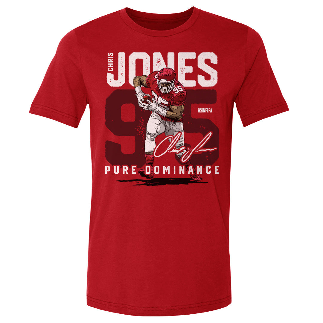 HOT!! Chris Jones Kansas City Chiefs Football Team Name & Number T-Shirt  S-5XL