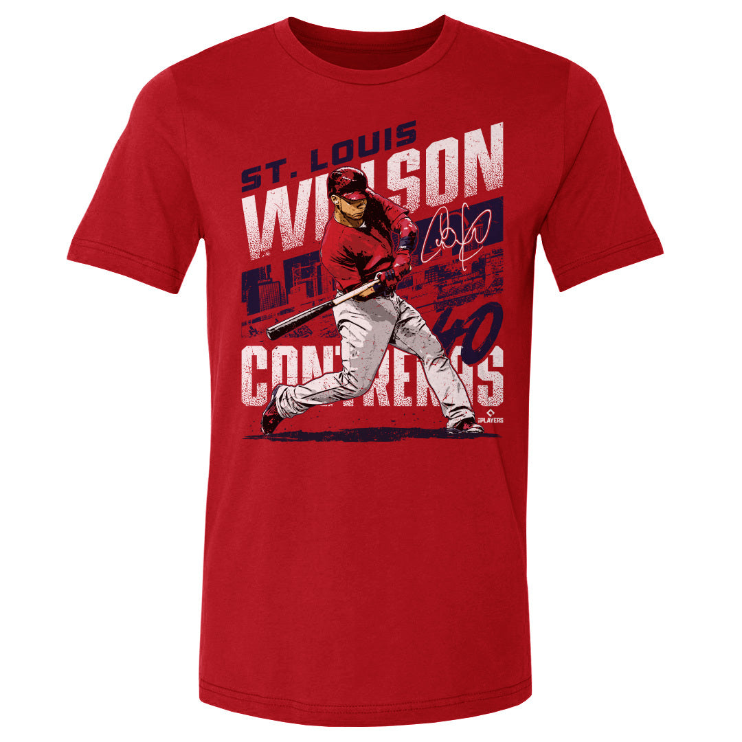 Willson Contreras Men&#39;s Cotton T-Shirt | 500 LEVEL