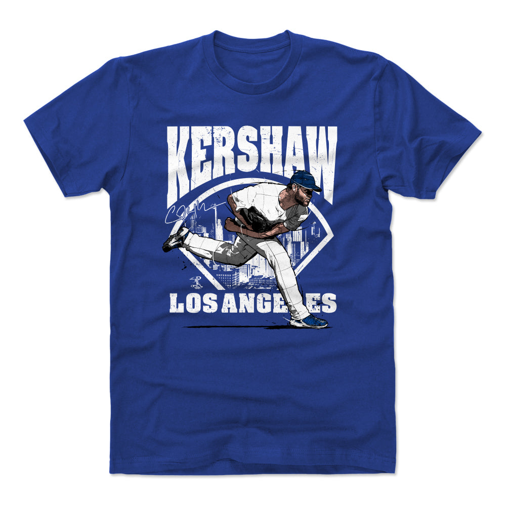 Men's 500 Level Clayton Kershaw Los Angeles Blue Shirt