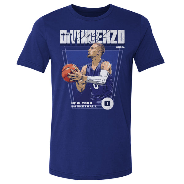 Donte DiVincenzo Shirt | New York Basketball Men's Cotton T-Shirt | 500 ...