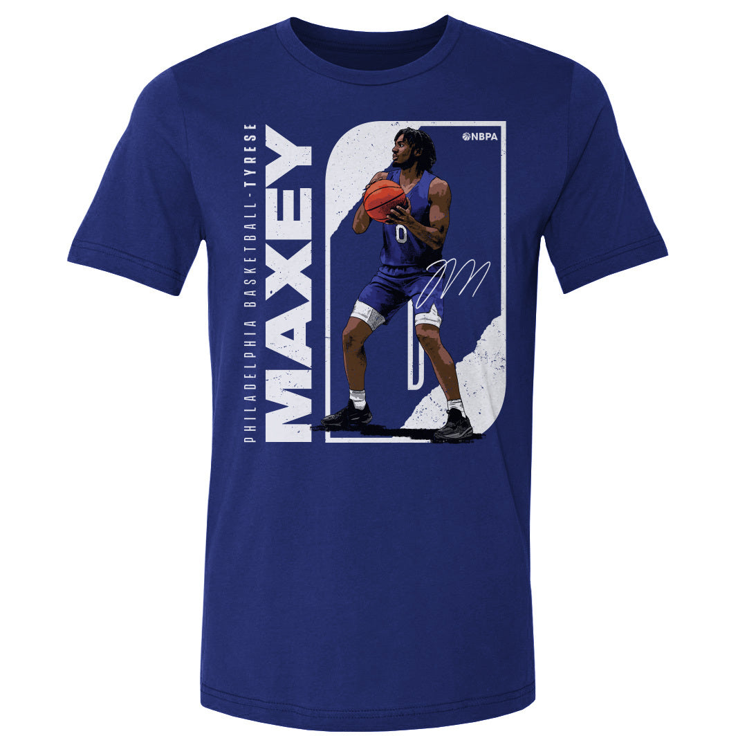 Tyrese Maxey Men&#39;s Cotton T-Shirt | 500 LEVEL