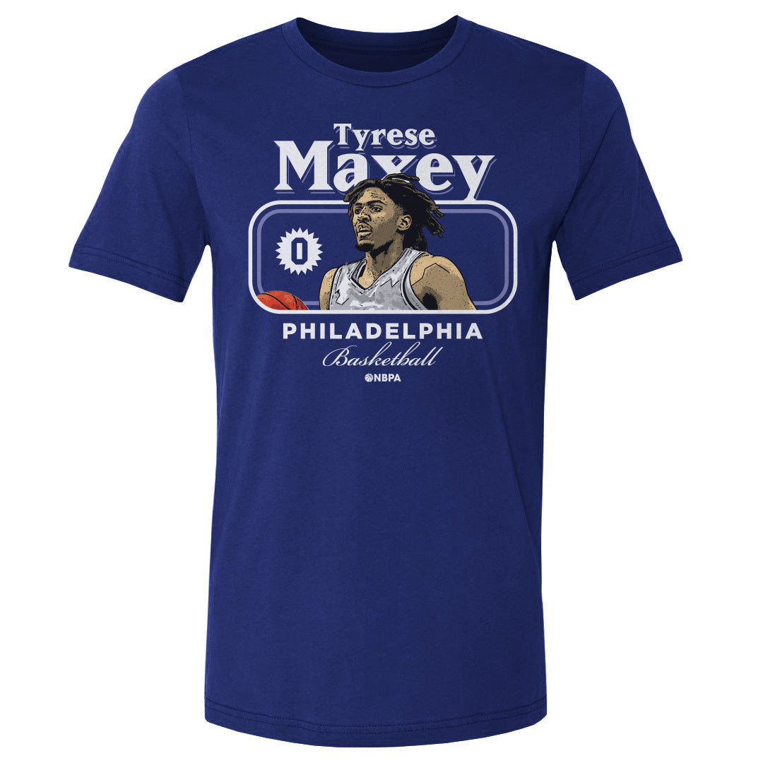 Tyrese Maxey Men&#39;s Cotton T-Shirt | 500 LEVEL