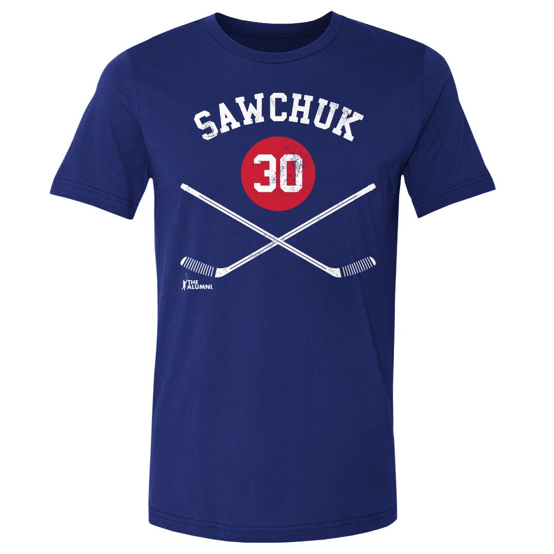 Terry Sawchuk Men&#39;s Cotton T-Shirt | 500 LEVEL