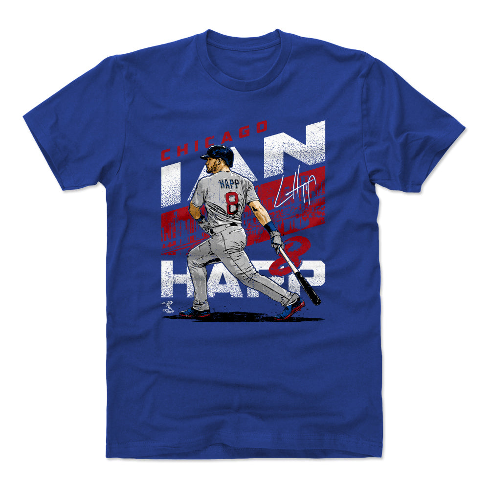 Chicago Cubs Men's 500 Level Ian Happ Chicago Blue Shirt