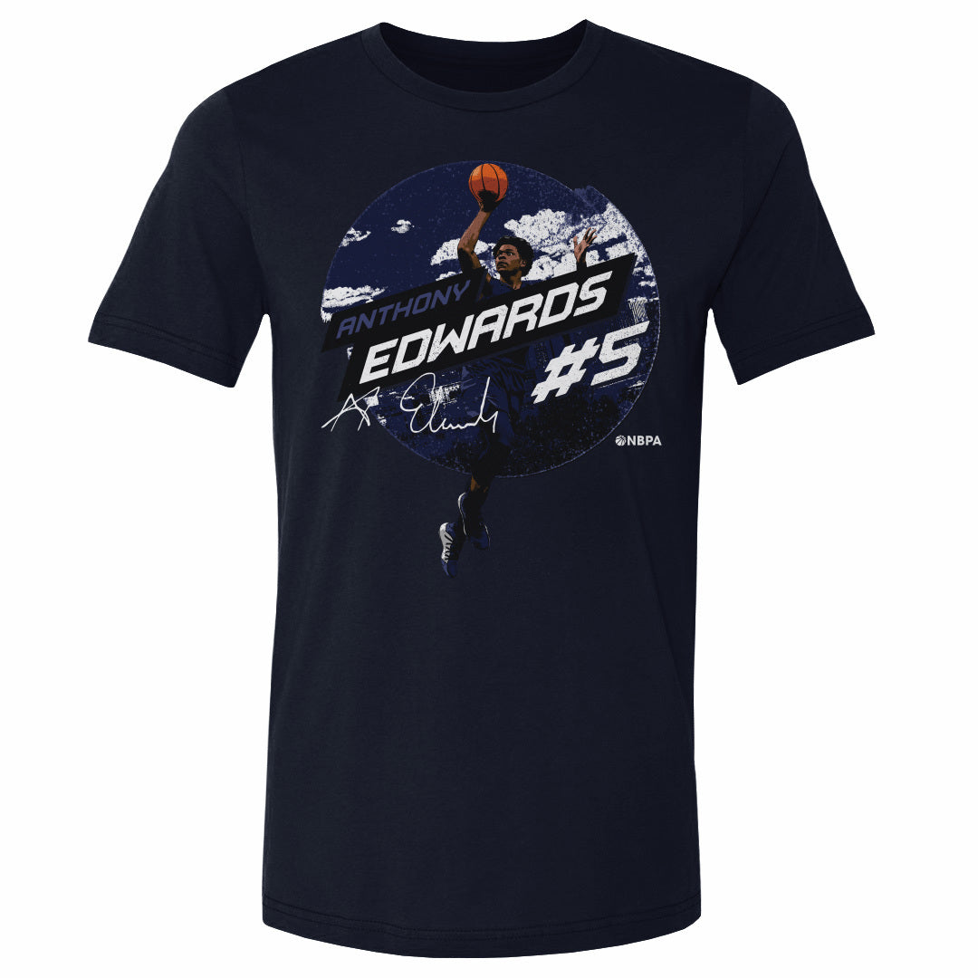 Anthony Edwards Men&#39;s Cotton T-Shirt | 500 LEVEL