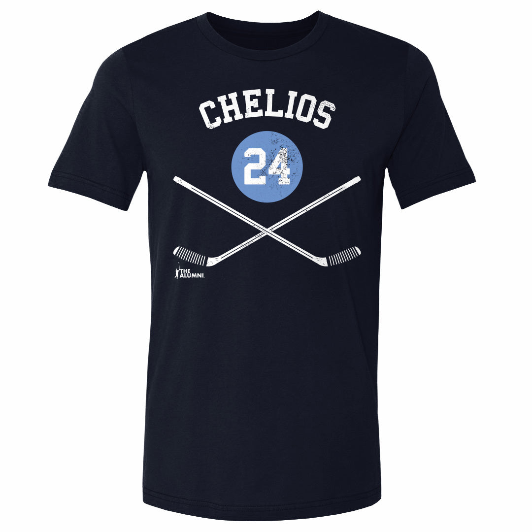 Chris Chelios Men&#39;s Cotton T-Shirt | 500 LEVEL