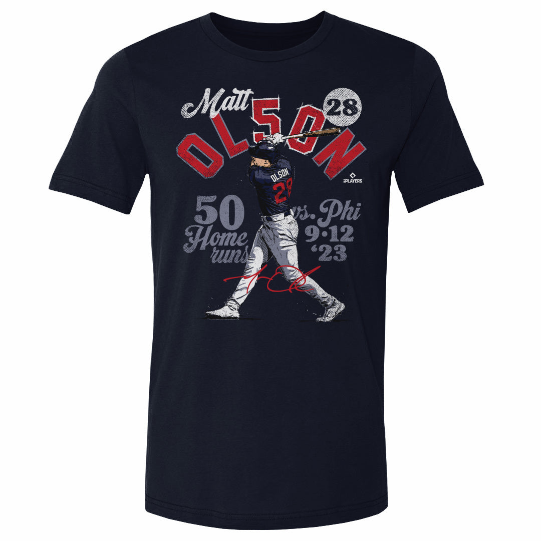 Matt Olson Atlanta 50 Homers Baseball Shirt