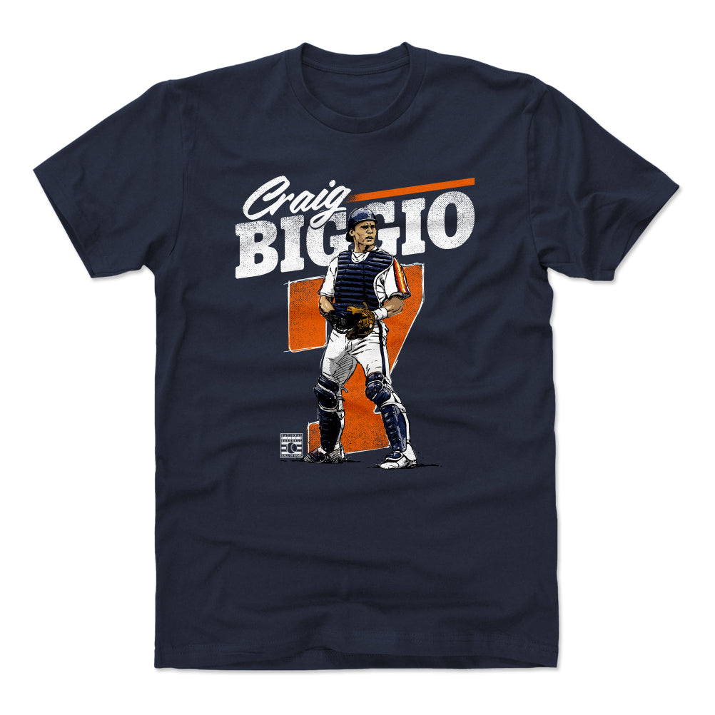 Houston Astros Men's 500 Level Craig Biggio Houston Navy Shirt