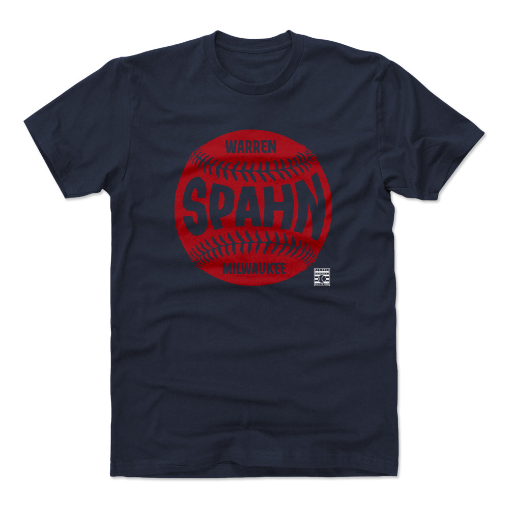 Warren Spahn Men&#39;s Cotton T-Shirt | 500 LEVEL