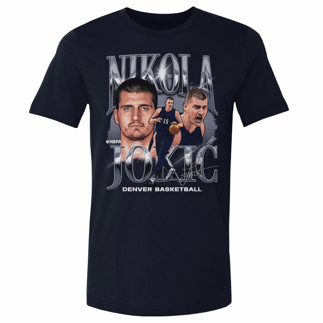 Nikola Jokic Men&#39;s Cotton T-Shirt | 500 LEVEL