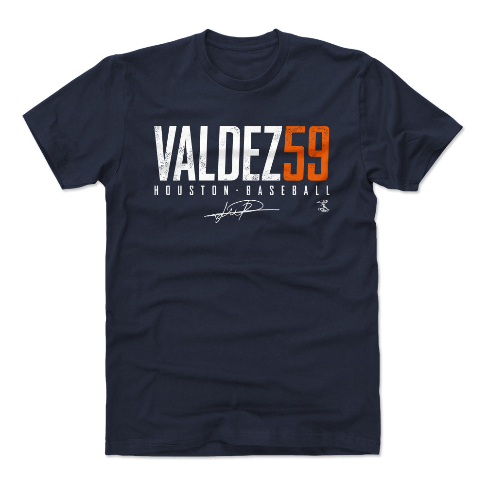 Houston Astros Men's 500 Level Framber Valdez Houston Navy T-Shirt