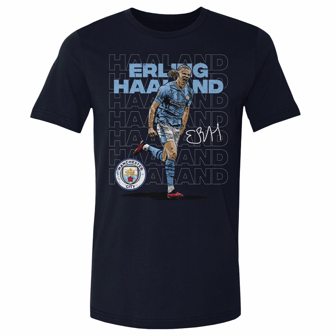 Erling Haaland Men&#39;s Cotton T-Shirt | 500 LEVEL