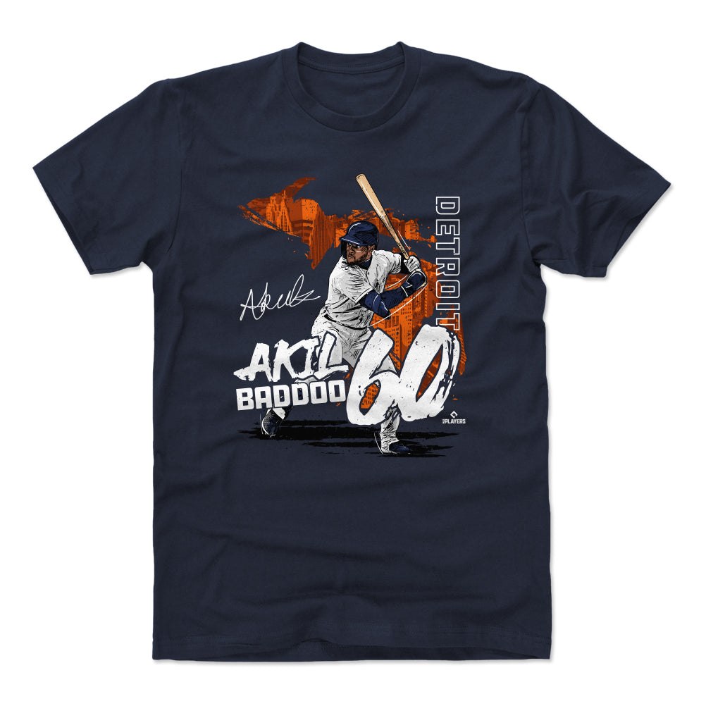 Akil Baddoo Shirt, Detroit Baseball Men's Cotton T-Shirt