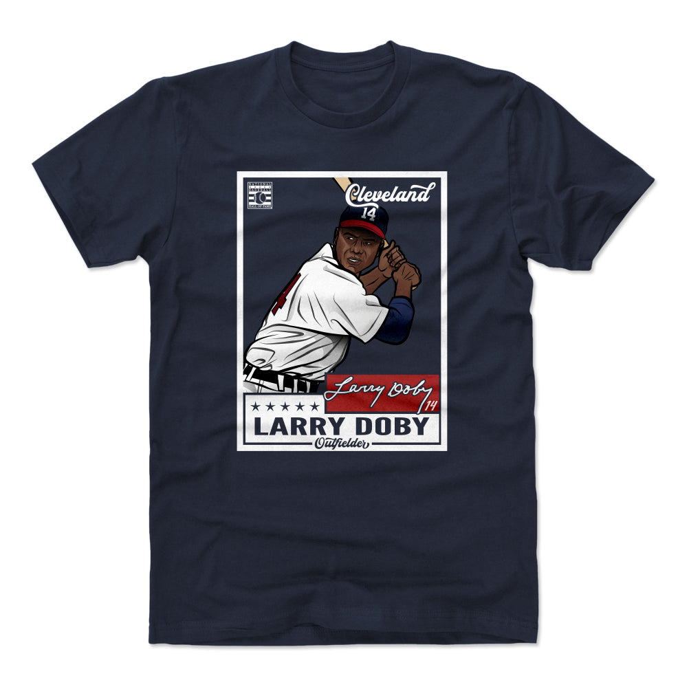 Cleveland Indians Men's 500 Level Larry Doby Cleveland Navy Shirt