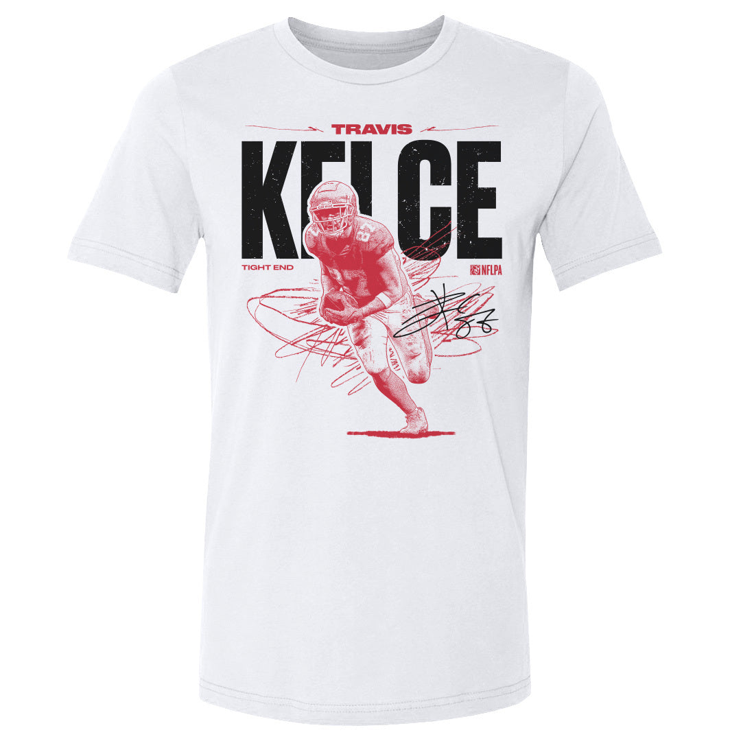 Travis Kelce Men&#39;s Cotton T-Shirt | 500 LEVEL