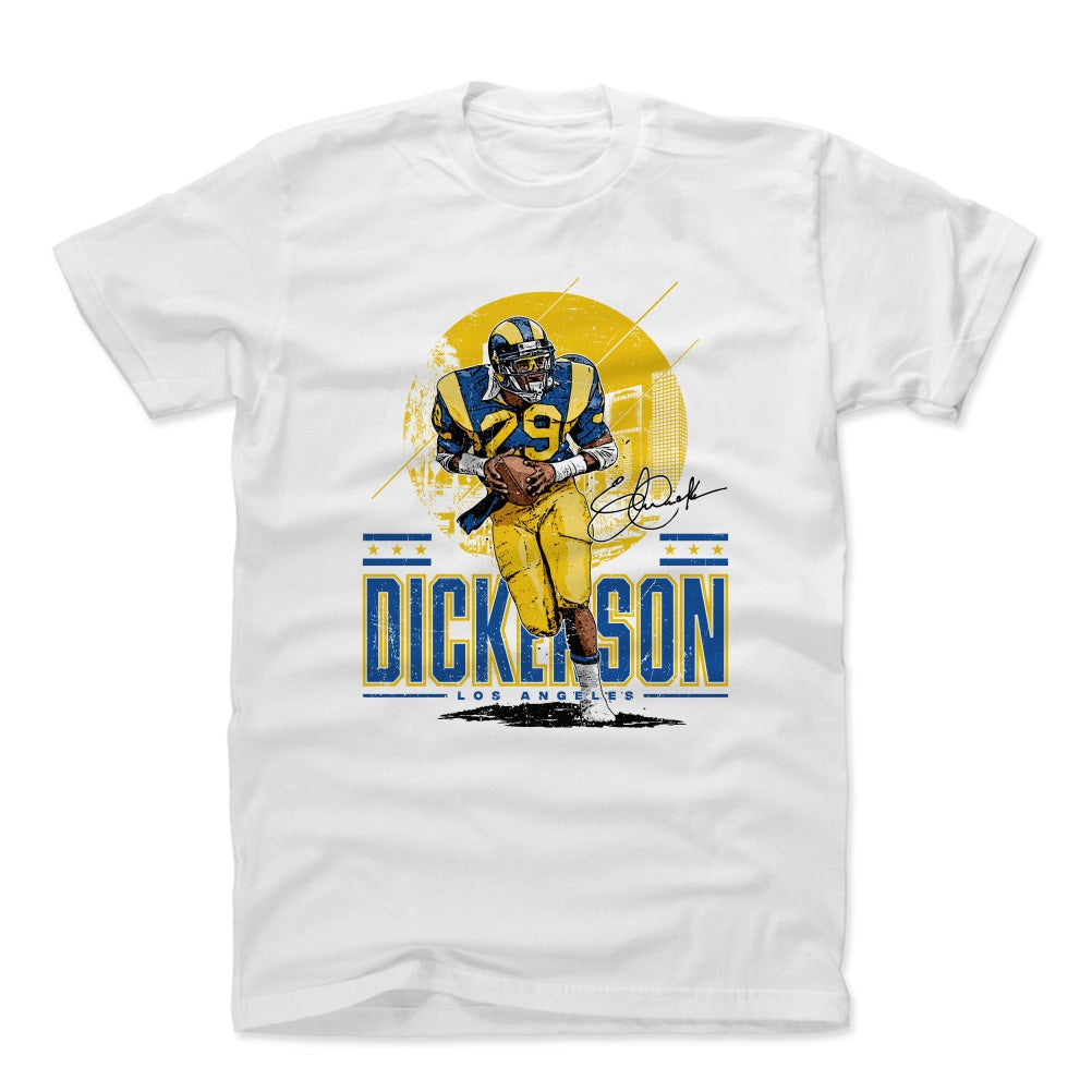 Men's 500 Level Eric Dickerson Los Angeles White Shirt