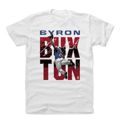  Byron Buxton Shirt (Cotton, Small, Heather Gray