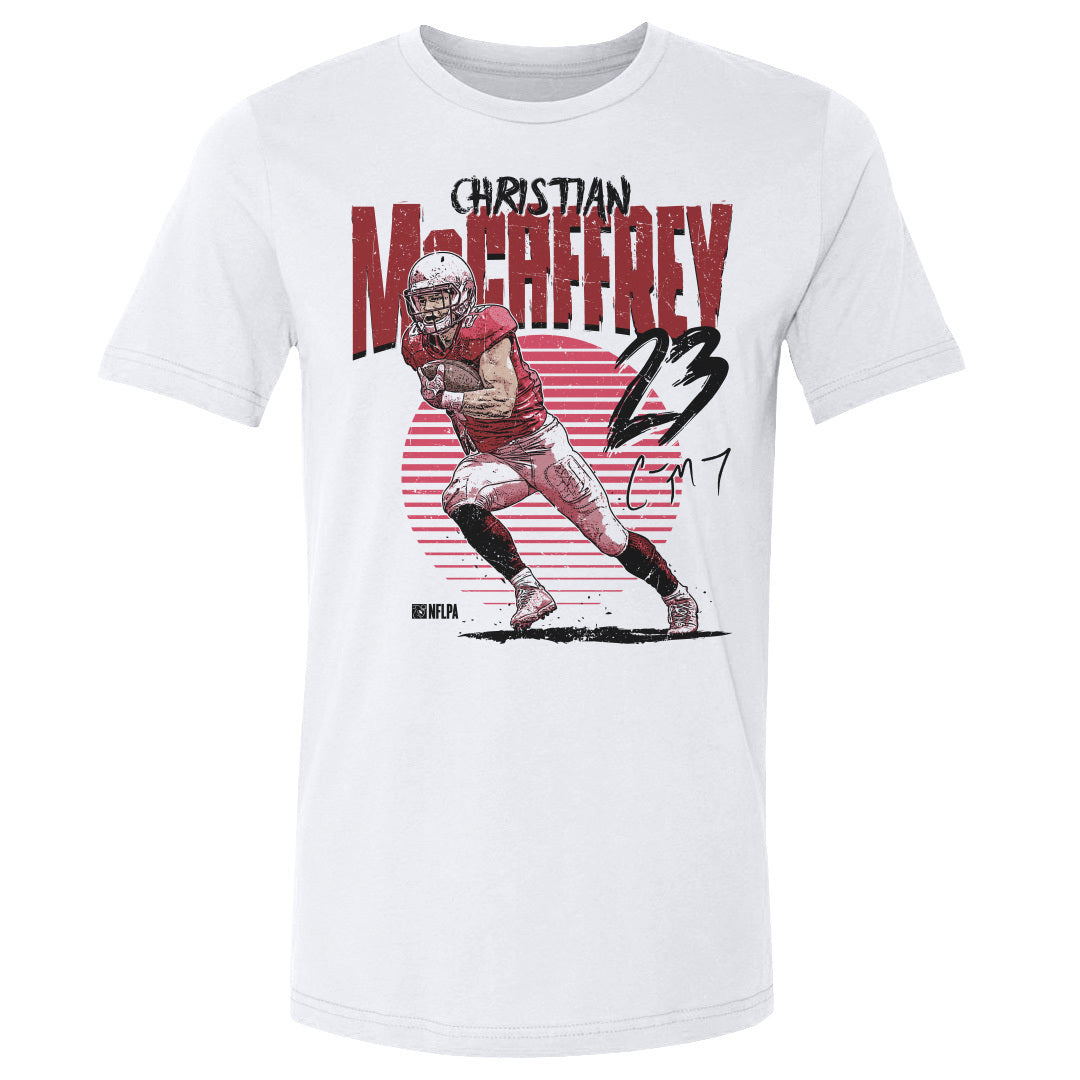 Christian McCaffrey Men&#39;s Cotton T-Shirt | 500 LEVEL